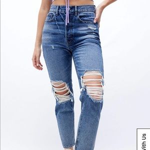 PacSun ultra high waisted slim fit jeans